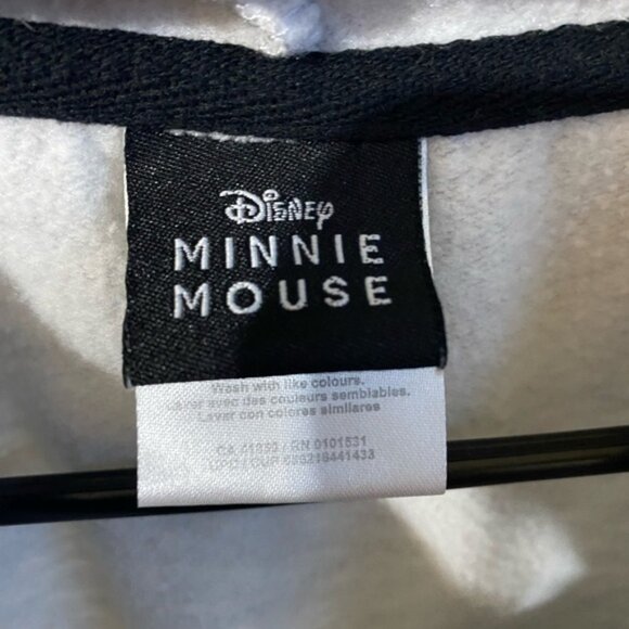 Disney Gray and Red Minnie Mouse Pull-Over Hoodie - Picture 5 of 6
